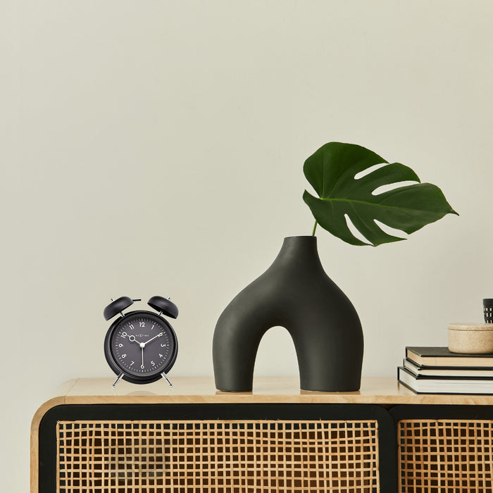 NeXtime - Tafelwekker 12 x 14 x 6cm-Stil-Licht-Metaal-NeXtime Golden