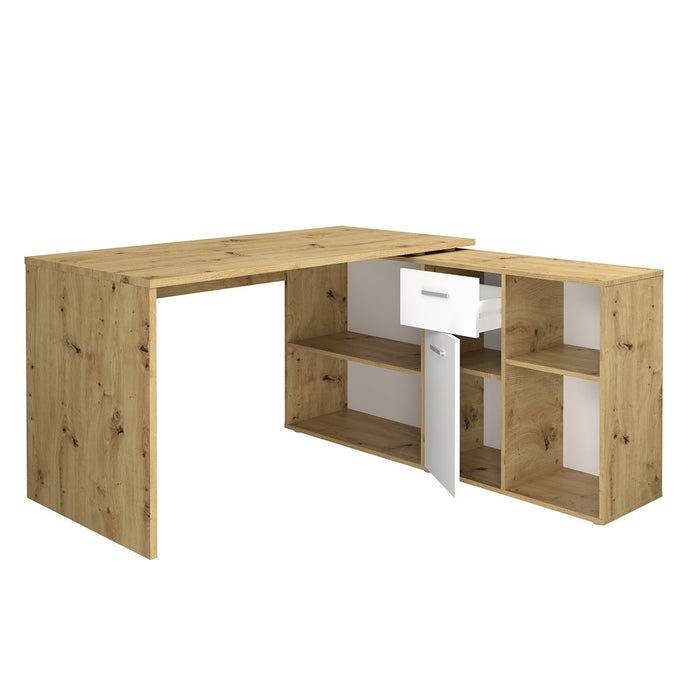 Calicosy - Hoekbureau LEX - B135,7 cm - Eikenlook