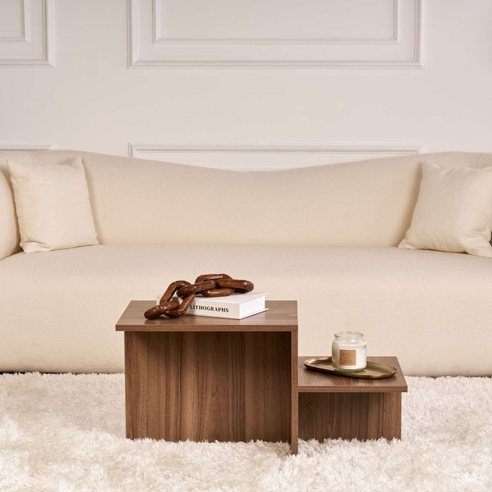 Calicosy - Salontafel Harmony - 90 cm - Walnootlook