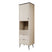 Meubella - Vitrinekast Mace - Beige - 60 cm