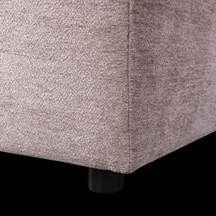 WOOOD Tibas Chaise Longue Bank Rechts - Geweven Stof - Warm Lila