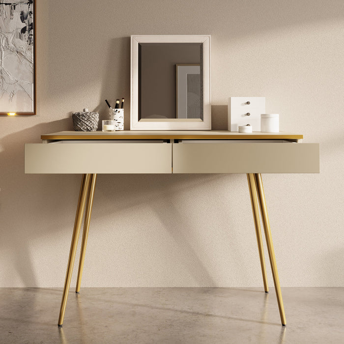 Meubella - Kaptafel Orleans - Beige - 102 cm