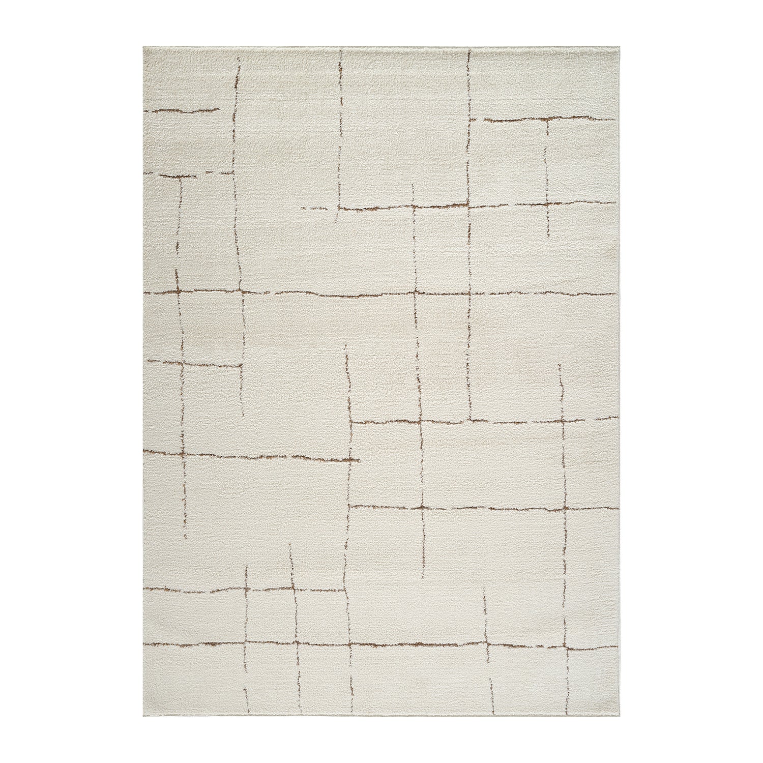 by fonQ Stribb Vloerkleed 160 x 213 cm - Latte