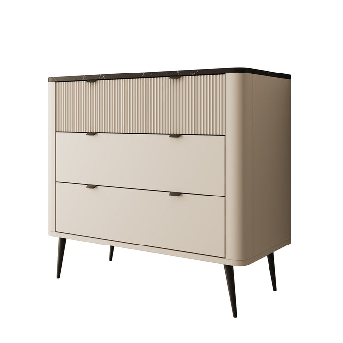 Meubella - Ladekast Mace - Beige - 90 cm