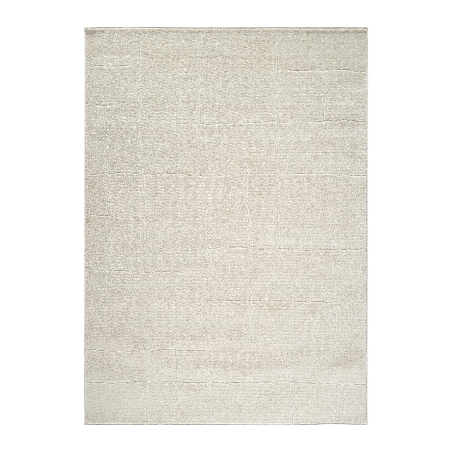 by fonQ Stribb Vloerkleed 200 x 275 cm - Ivoor