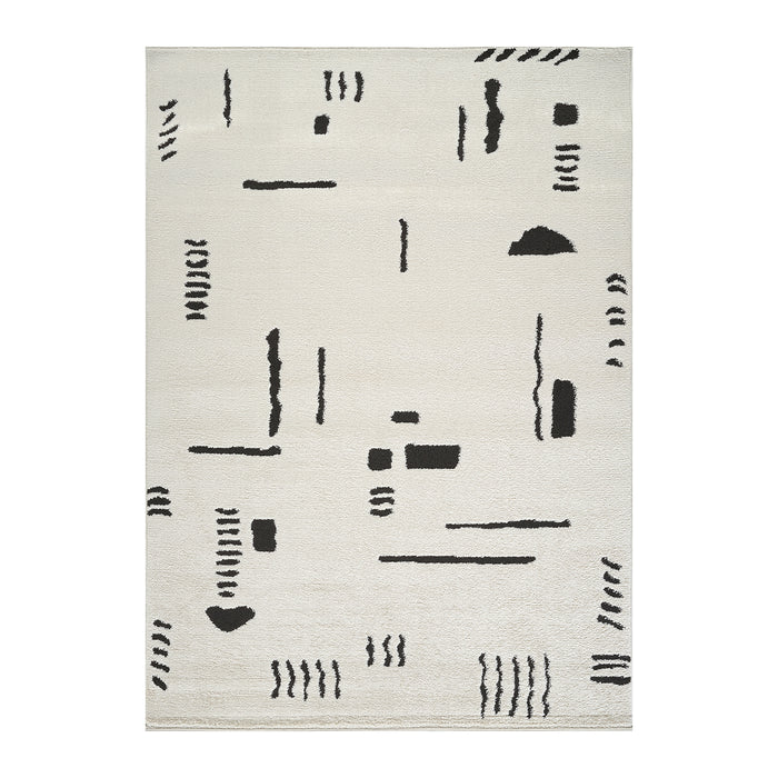 by fonQ Wibb Vloerkleed 160 x 213 cm - Zwart