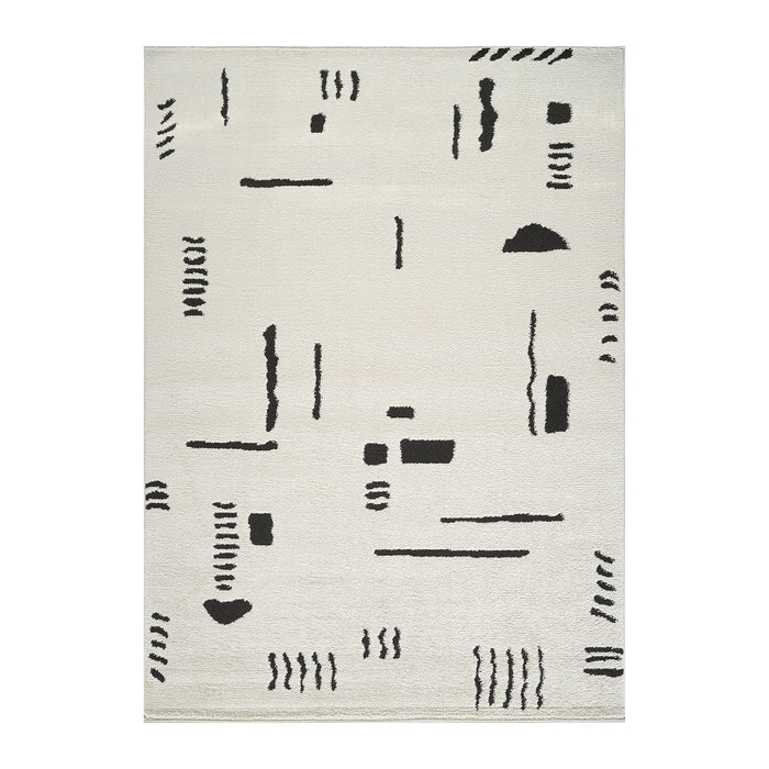 by fonQ Wibb Vloerkleed 200 x 275 cm - Zwart