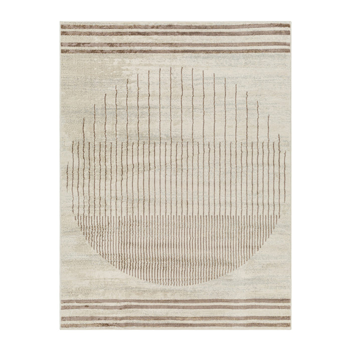 by fonQ Weeve Vloerkleed 160 x 215 cm - Licht Zand