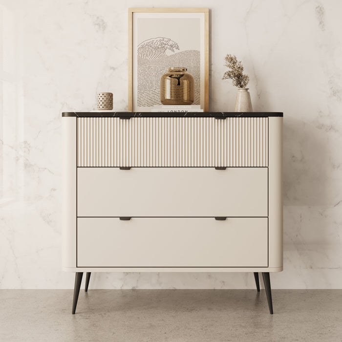 Meubella - Ladekast Mace - Beige - 90 cm