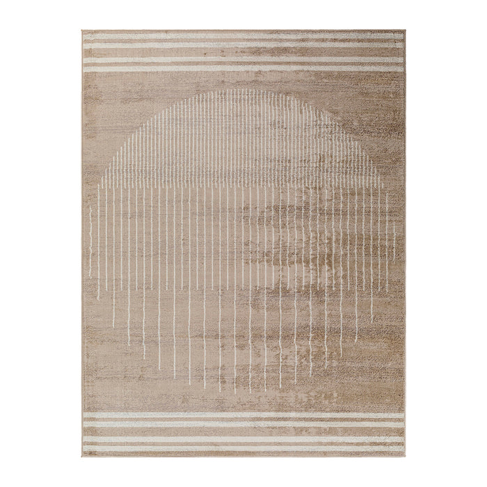 by fonQ Weeve Vloerkleed 200 x 275 cm - Donker Zand