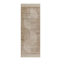 by fonQ Weeve Runner Vloerkleed 80 x 220 cm - Donker Beige