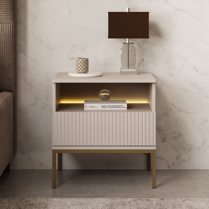 Meubella - Legend - Nachtkastje - Beige