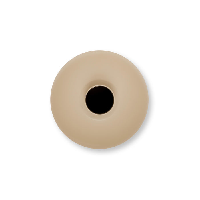 vtwonen Vaas - Bloemenvaas van Metaal - Flax - 17x22cm