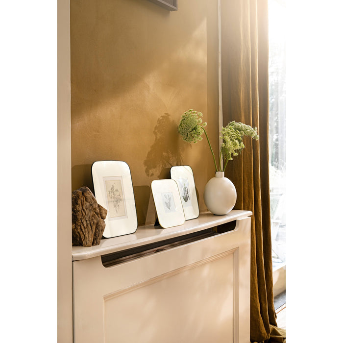 vtwonen Vaas - Bloemenvaas van Metaal - Flax - 17x22cm