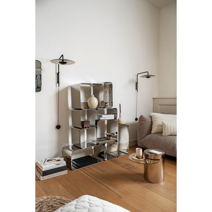 vtwonen Vaas - Bloemenvaas van Metaal - Flax - 17x22cm