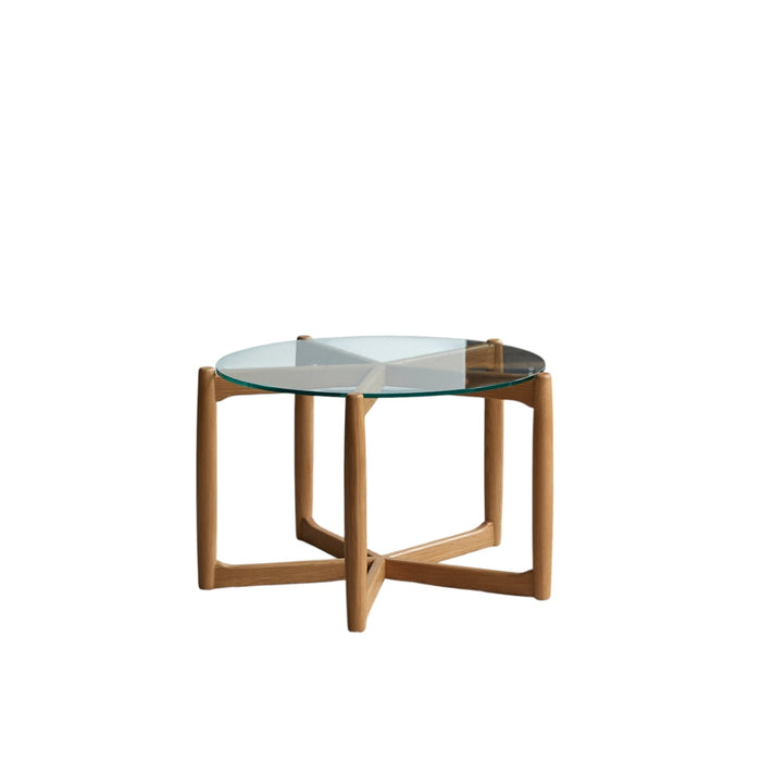 Tikamoon - Massief eikenhouten salontafel 64x64 Nori