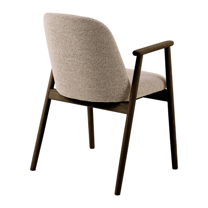 by fonQ Miro Eetkamerstoel - Zand / Donker Eiken