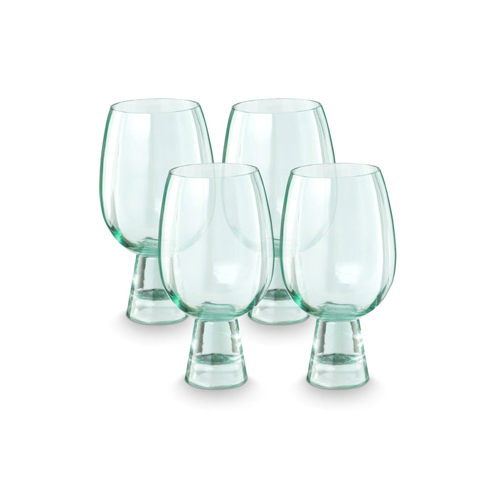 vtwonen Retro Wijnglazen - Glazen set van 4 - 430ml