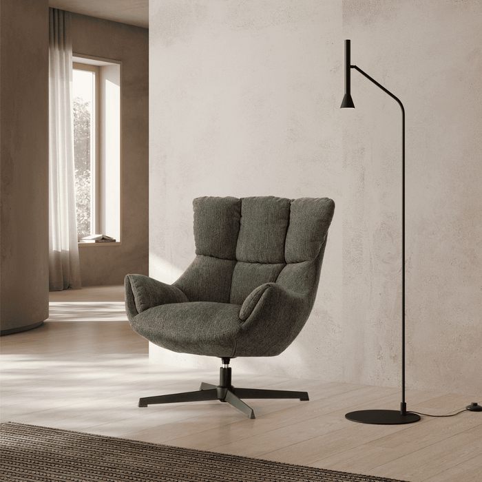 Calicosy - Fauteuil ODETTE - H89 cm - Gewatteerde stof