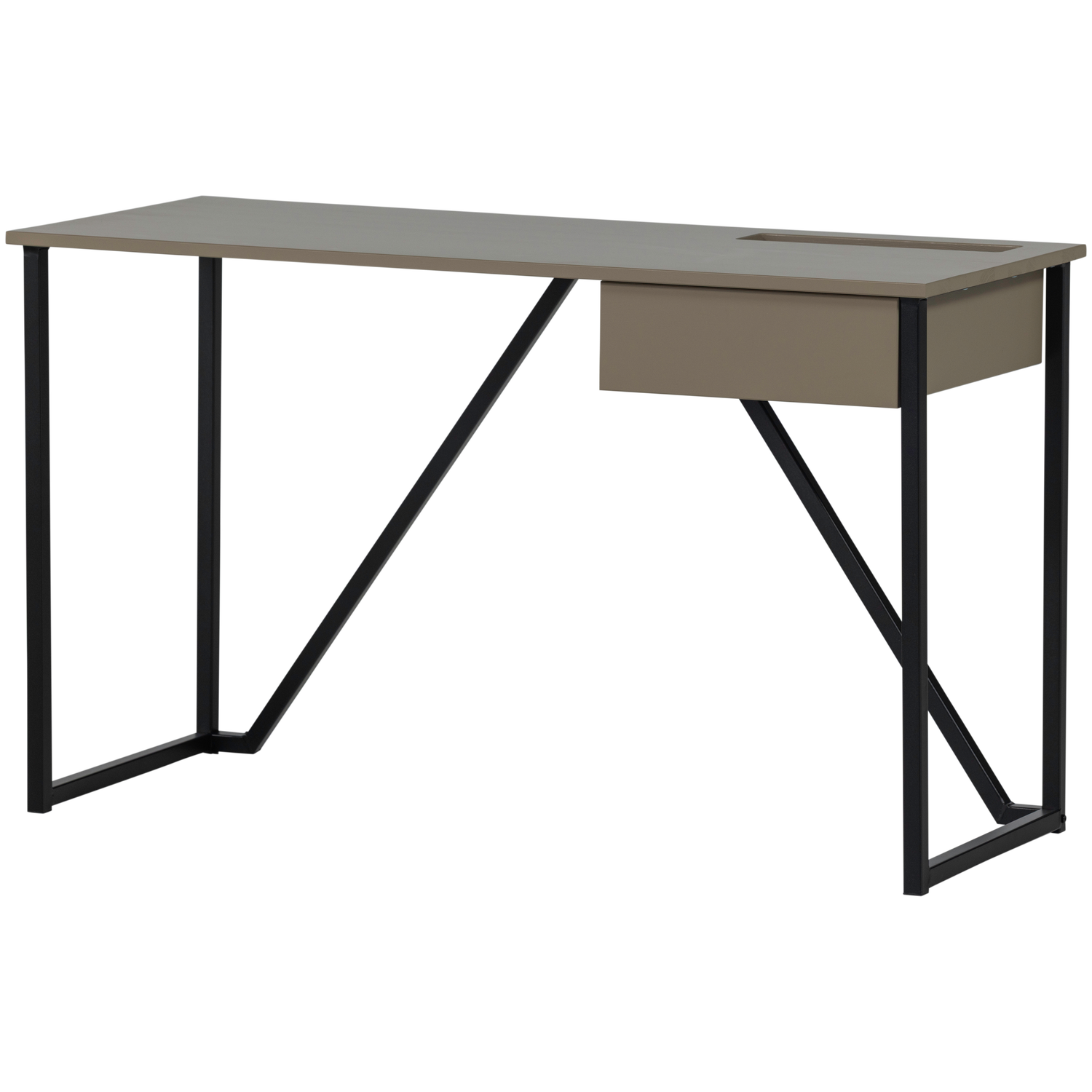 WOOOD New Julius Bureau - Grenen - Mud - 75x126x53