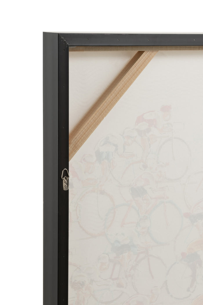 J-Line schilderij Wielrenners - canvas|verf - mix