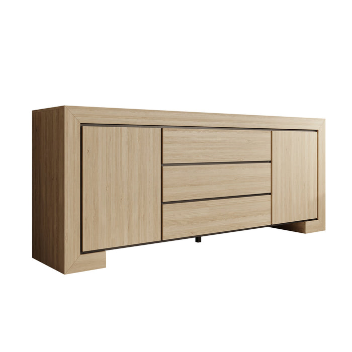 Meubella - Cayuga - Dressoir - Eiken - 225x48x90 cm