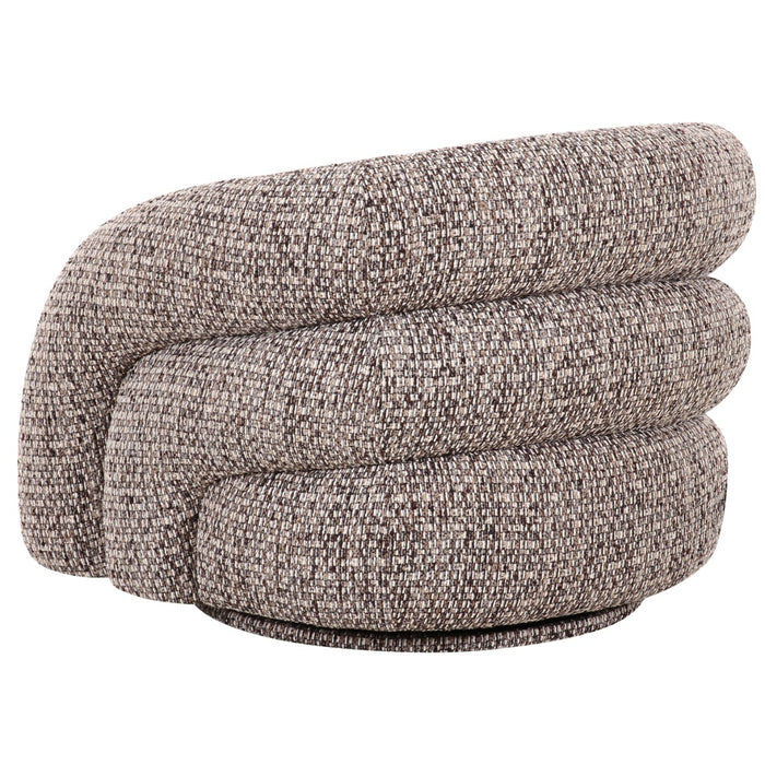 DÉJA Living - Draaifauteuil - Taupe Stof - 94x83x70cm - Bodø