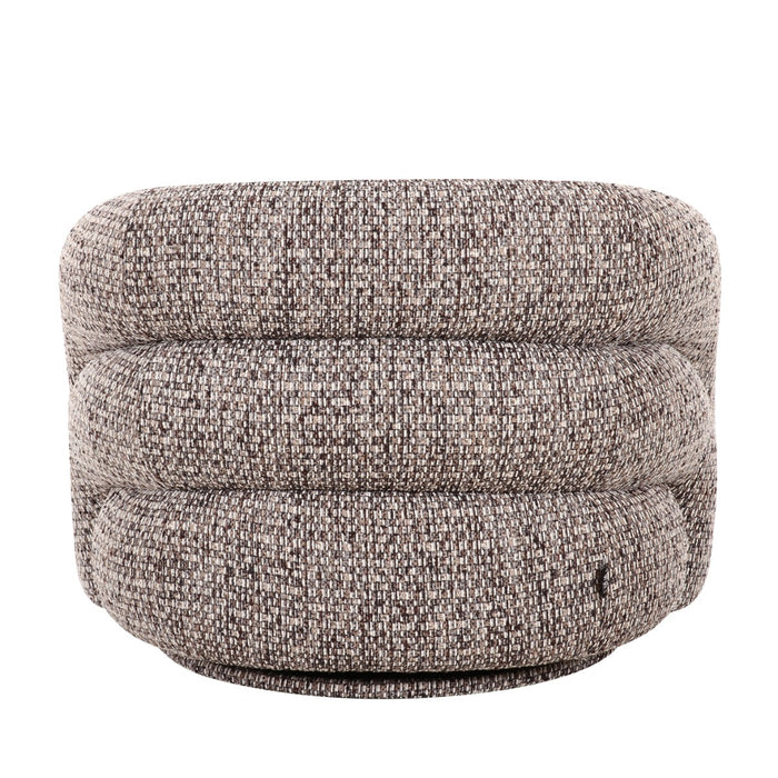 DÉJA Living - Draaifauteuil - Taupe Stof - 94x83x70cm - Bodø