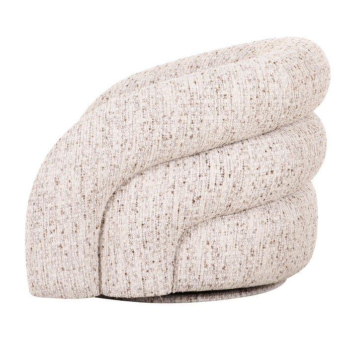 DÉJA Living - Draaifauteuil - Beige Stof - 94x83x70cm - Bodø