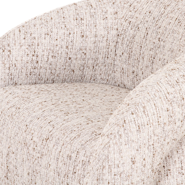 DÉJA Living - Draaifauteuil - Beige Stof - 94x83x70cm - Bodø