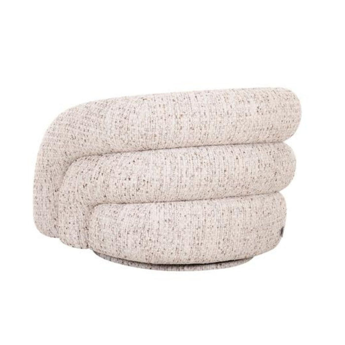 DÉJA Living - Draaifauteuil - Beige Stof - 94x83x70cm - Bodø