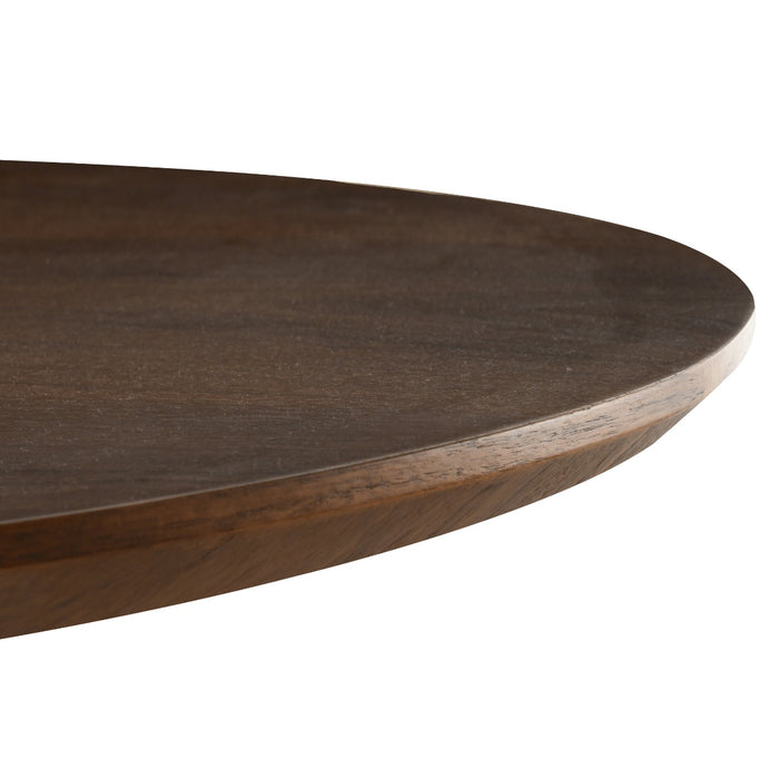 Giga Meubel - Eettafel - Walnoot - Uitschuifbaar - Ø120|160cm - Sivan