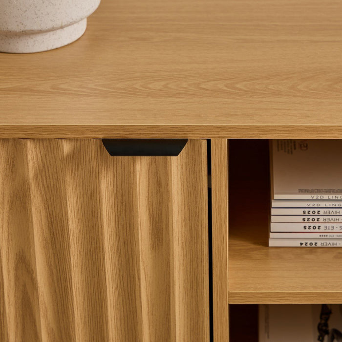 Calicosy - TV-meubel BOLOGNE - L140 cm - Golvend