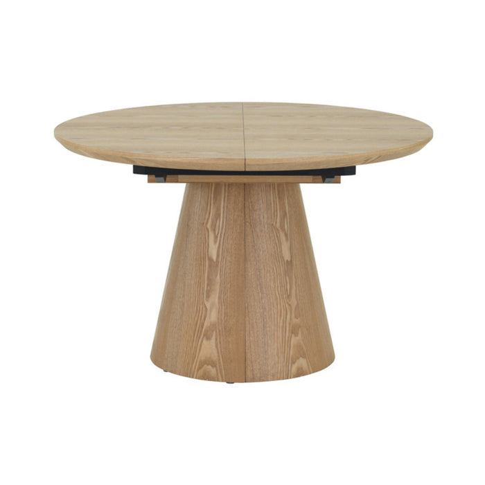 Giga Meubel - Eettafel - Naturel - Uitschuifbaar - Ø120|160cm - Sivan