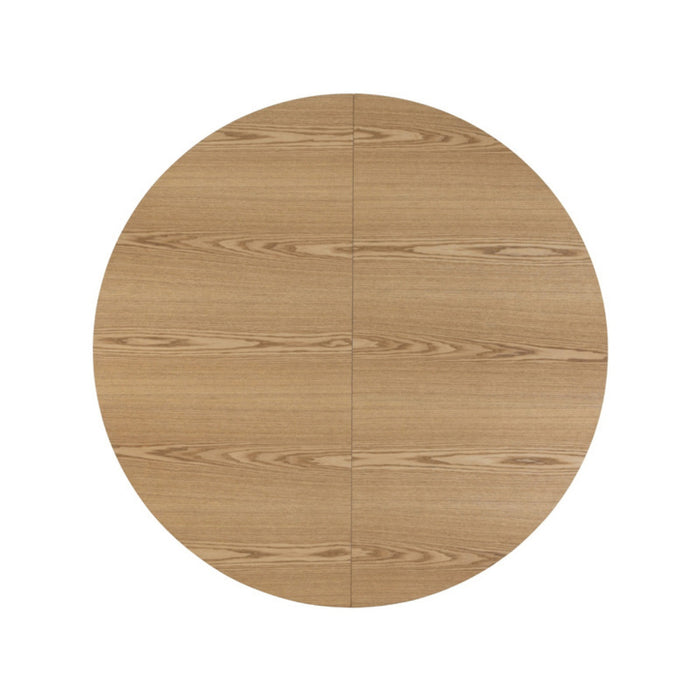 Giga Meubel - Eettafel - Naturel - Uitschuifbaar - Ø120|160cm - Sivan