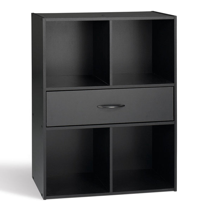 Calicosy - Opbergkast met 4 vakken en 1 lade COMPO