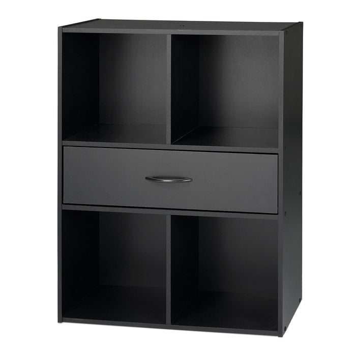 Calicosy - Opbergkast met 4 vakken en 1 lade COMPO