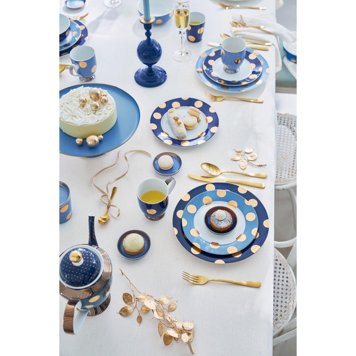 Pip Studio Theepot Dot Delight - Theekan - Navy| Goud - 1,25l