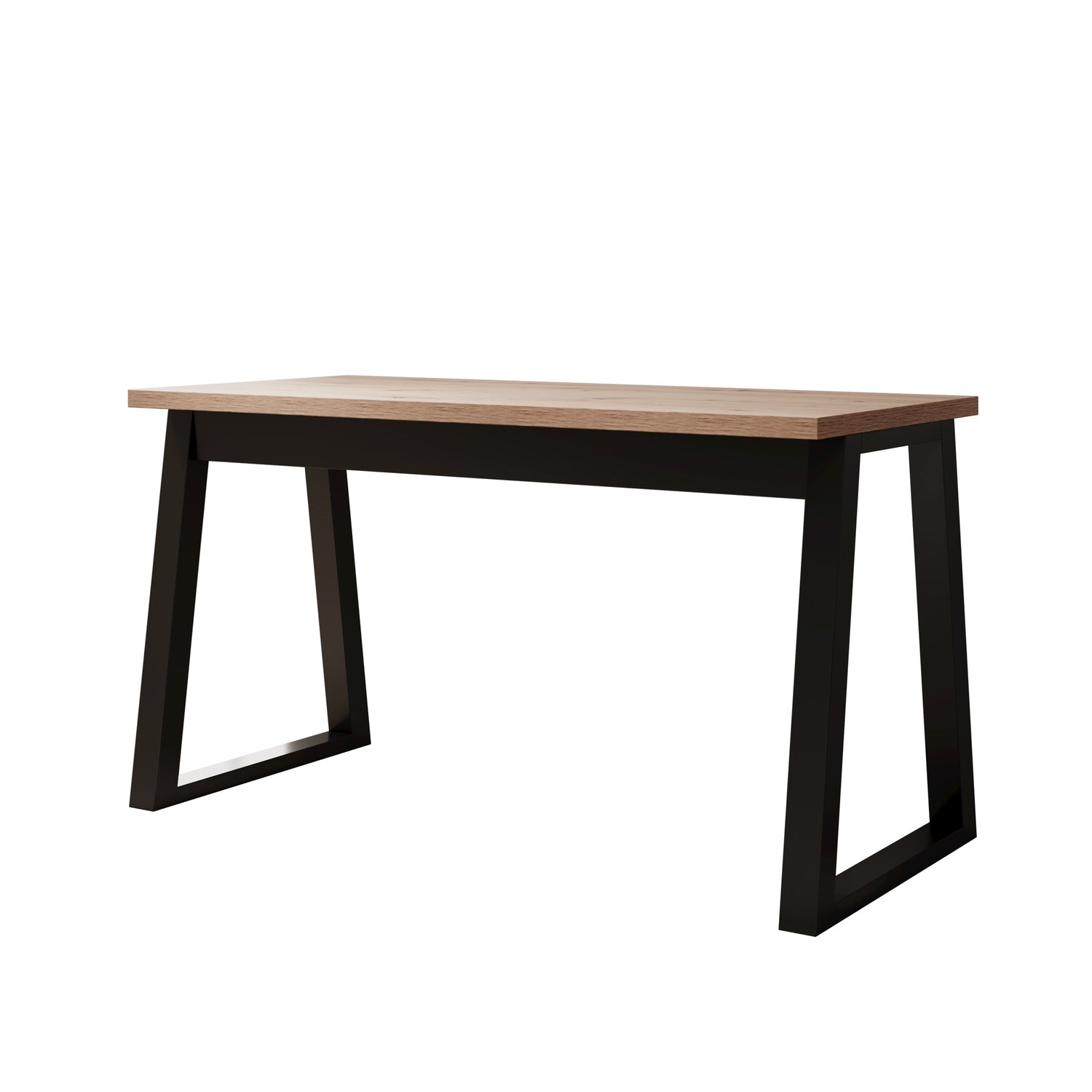 Meubella - Ithaca - Bureau - Eiken - 135x65 cm