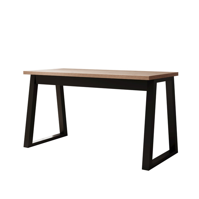 Meubella - Ithaca - Bureau - Eiken - 135x65 cm