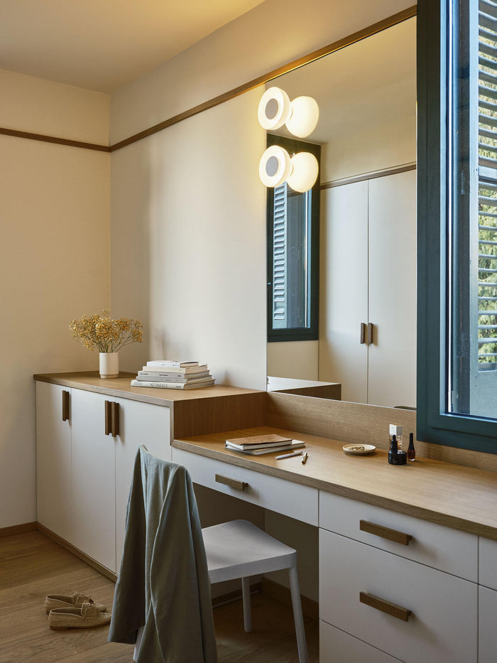 Marset Aura wandlamp LED Ø18 koper