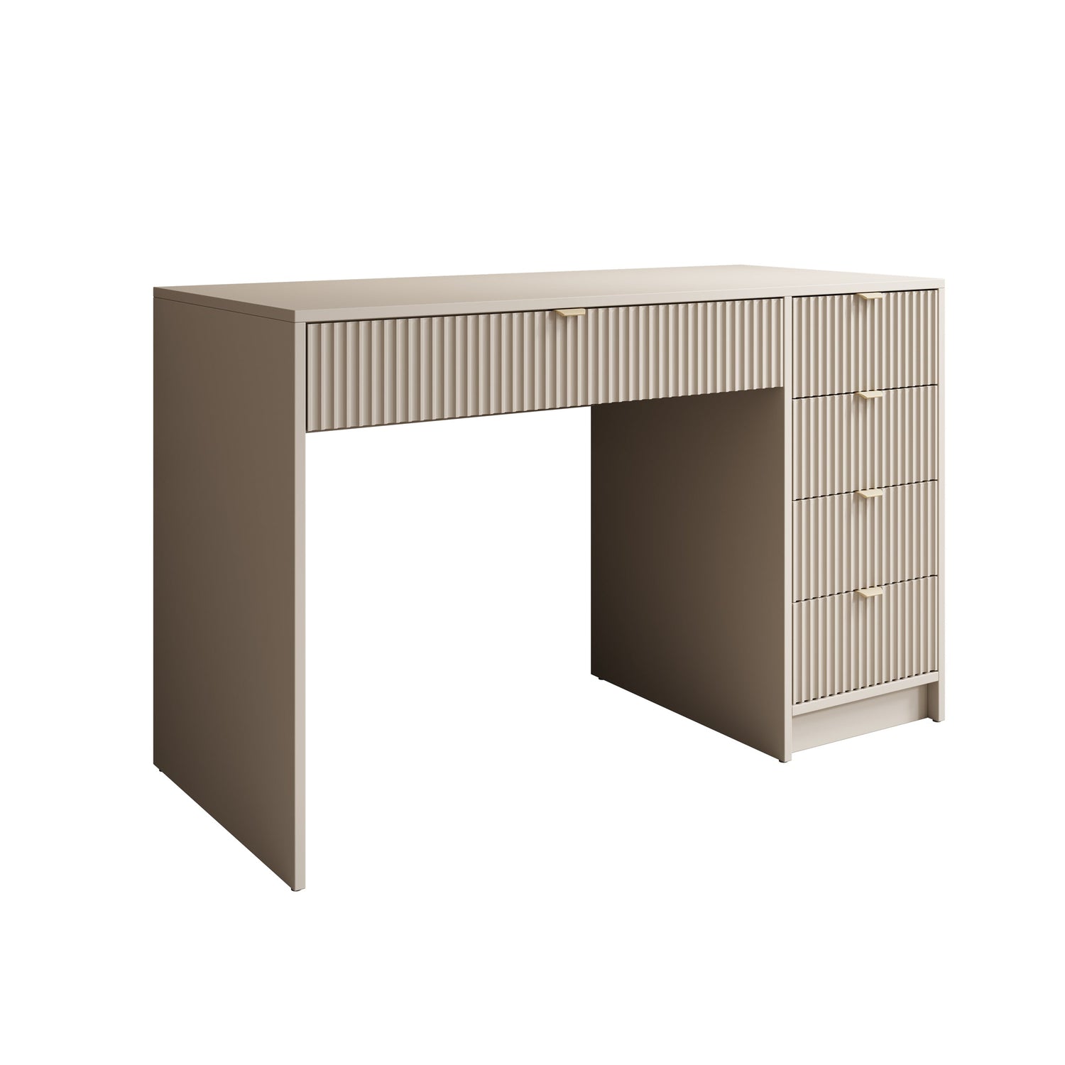 Meubella - Bureau Tavares - Beige - 120 cm
