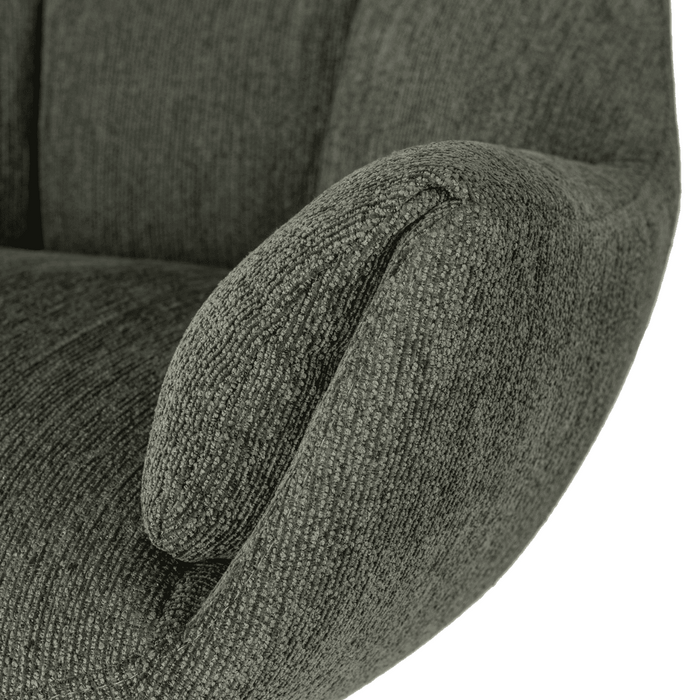 Calicosy - Fauteuil ODETTE - H89 cm - Gewatteerde stof