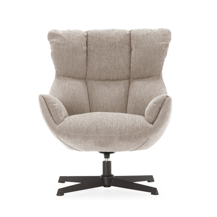 Calicosy - Fauteuil ODETTE - H89 cm - Gewatteerde stof