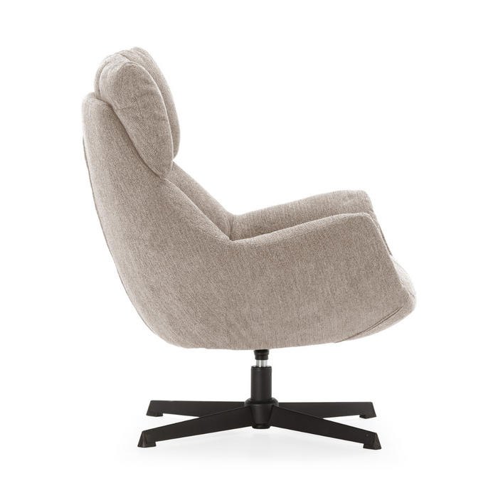Calicosy - Fauteuil ODETTE - H89 cm - Gewatteerde stof
