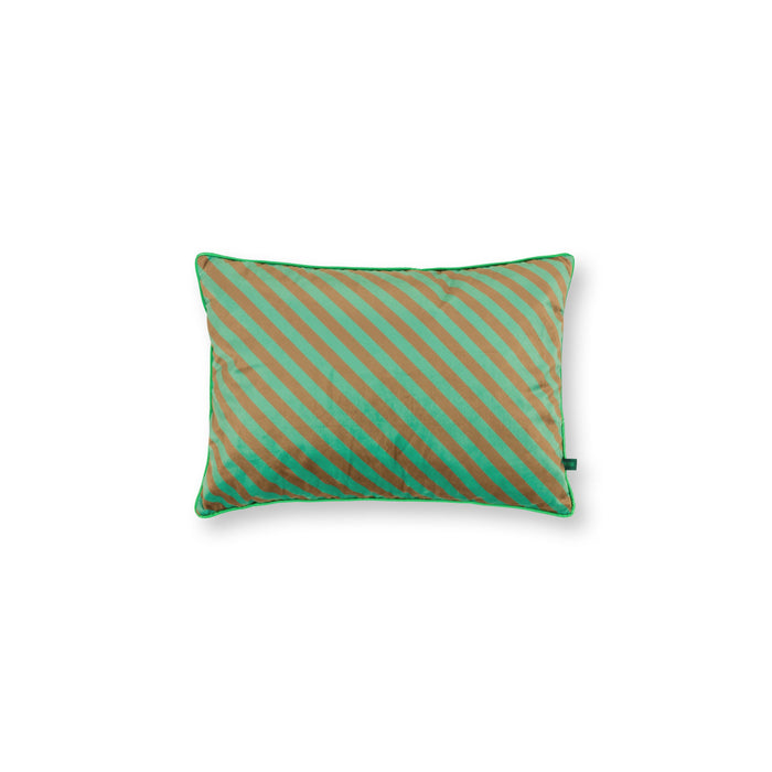 Pip Studio Sierkussen Block Stripes - Groen - 35x50cm