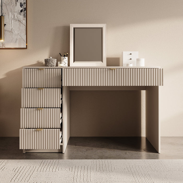 Meubella - Kaptafel Tavares - Beige - 120 cm