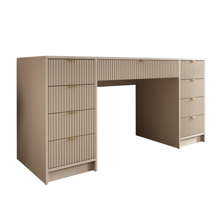 Meubella - Kaptafel Tavares 2 - Beige - 154 cm