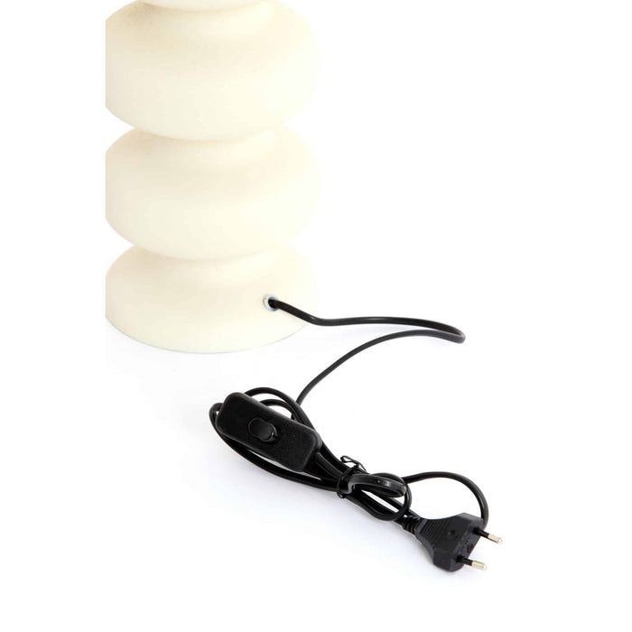 Light & Living Lampvoet Soroca - Wit - Ø15x42cm