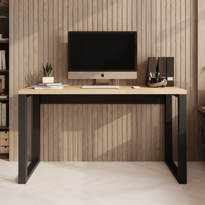 Meubella - Manhattan - Bureau - Eiken - 135x65 cm